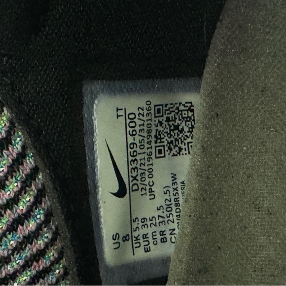 Nike Air VaporMax 2021 Flyknit Shoes Womens Sz 8 - Picture 7 of 12